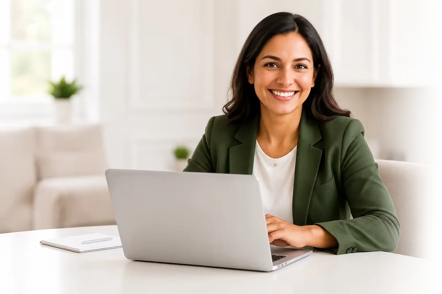 An agent ready to talk through her options