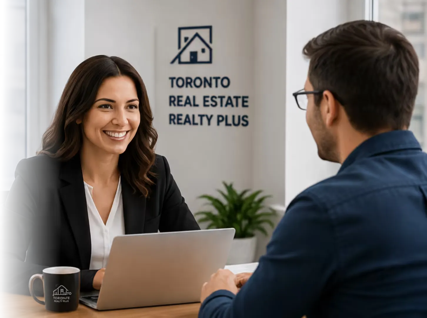 An experienced agent mentoring a colleague