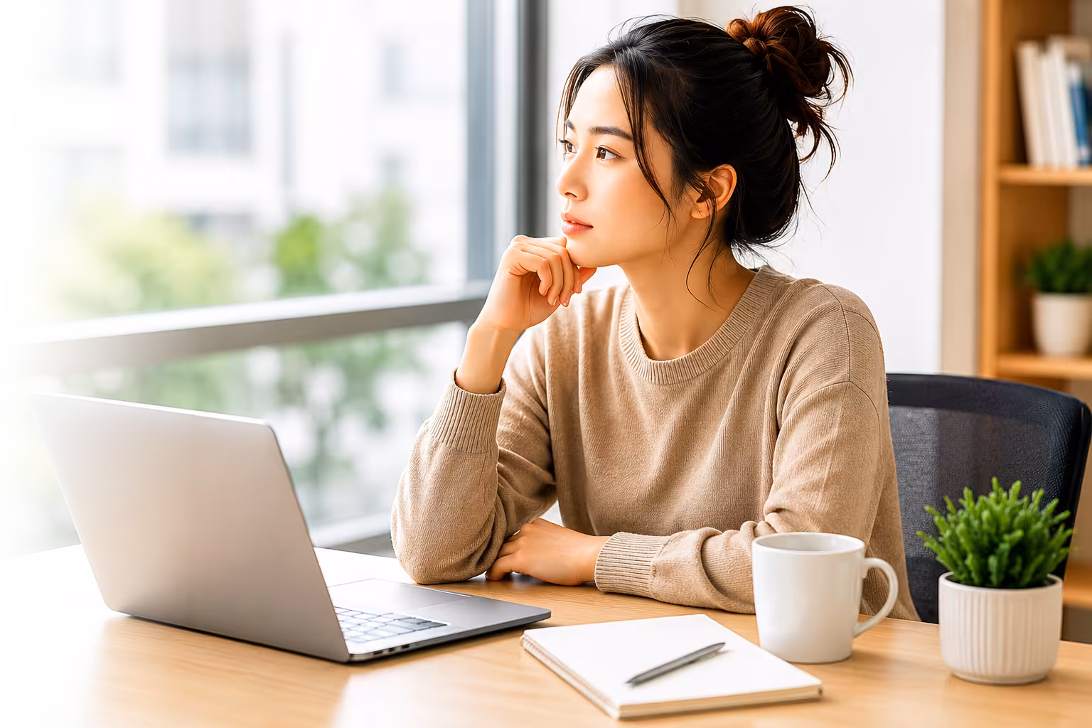 A new agent considering her next steps